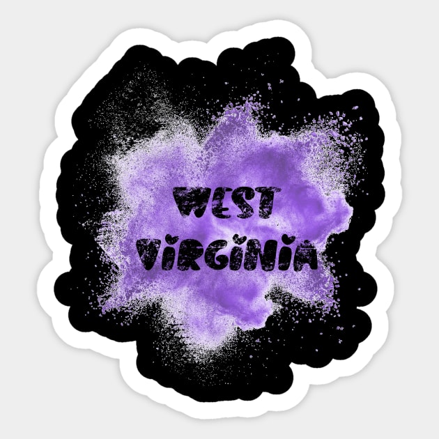 West Virginia Sticker by artsytee